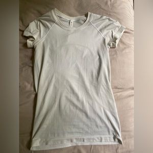 White lululemon swiftly tech short sleeve